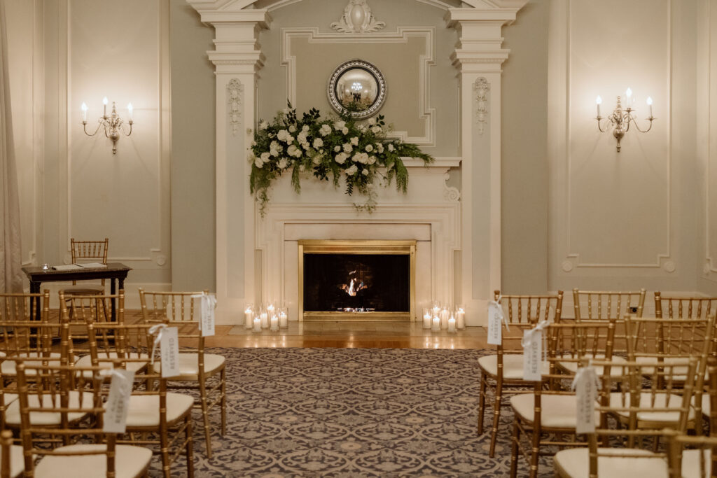 Wedding Ceremony space in the Vancouver Club