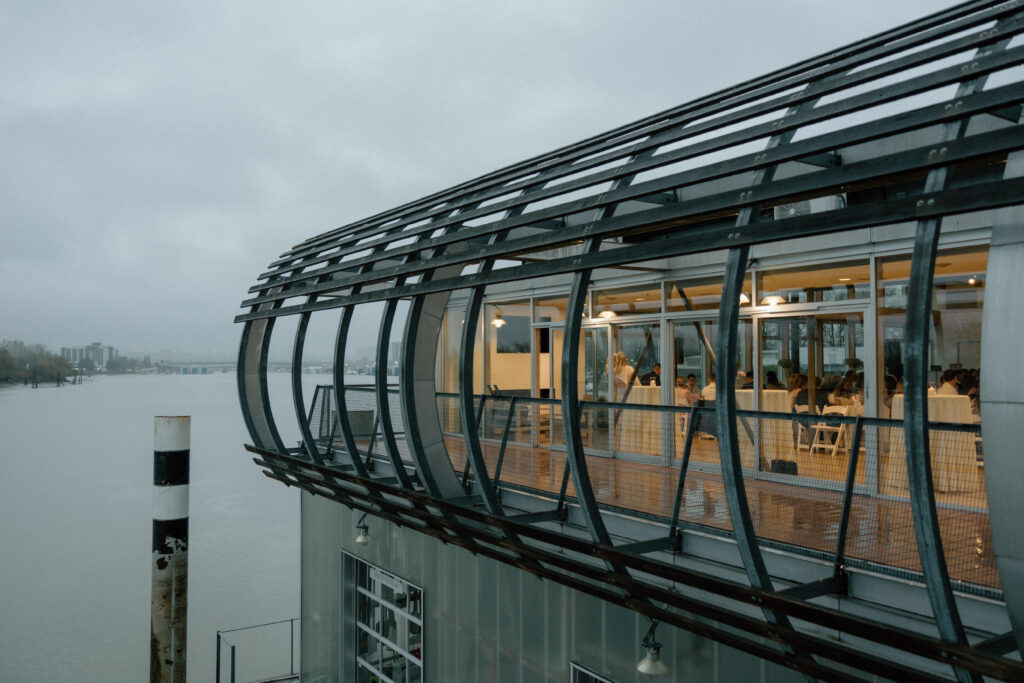 The exterior of the UBC boathouse